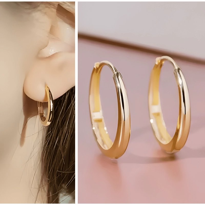 AROS ARGOLLA PEQUEÑOS ELEGANTES MUJER - 2