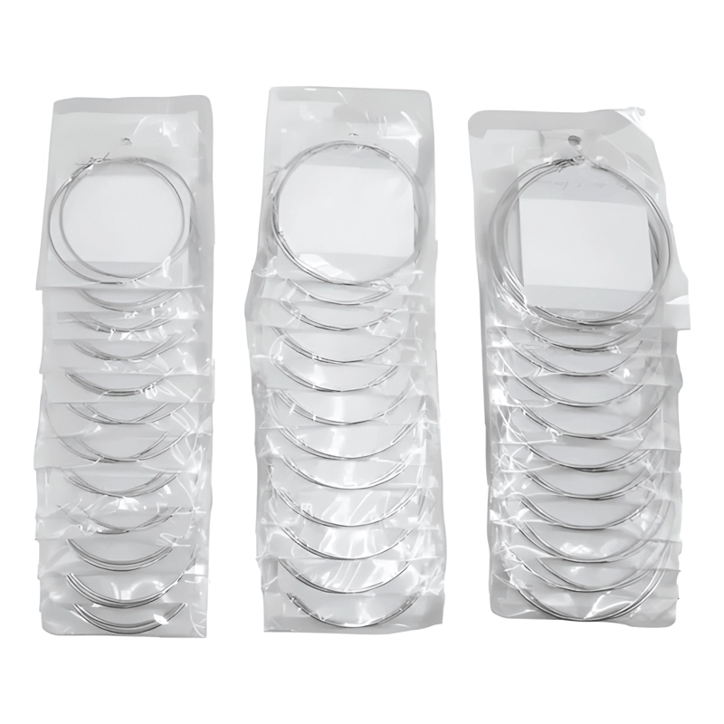 36PR ARGOLLAS (3 TIRAS) PLATEADAS 70, 80, 90MM 1DOC X MEDIDA - 2