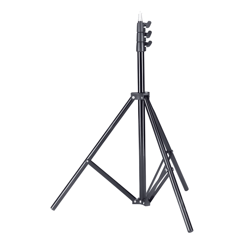 SOPORTE TRIPODE MULTIFUNCIONAL 2,1MTS CAMARA LUCES NEGRO - 1
