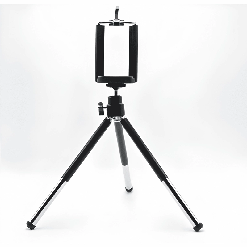 MINI SOPORTE DE TRIPODE PARA TELE FONOS MOVILES /ZJ04 NEGRO - 1