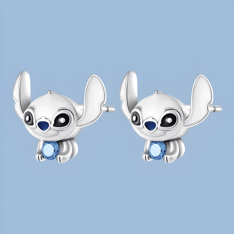 AROS DE PLATA ESTERLINA PERSONAJES DISNEY - 2