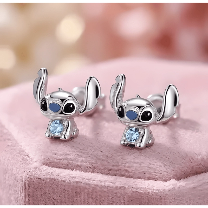 AROS DE PLATA ESTERLINA PERSONAJES DISNEY - 3