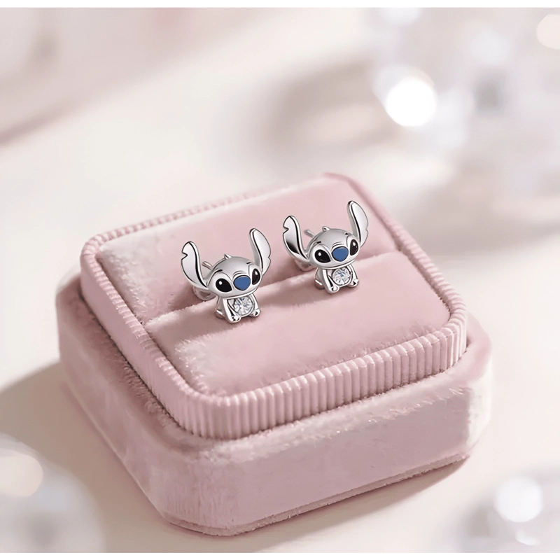 AROS DE PLATA ESTERLINA PERSONAJES DISNEY - 4