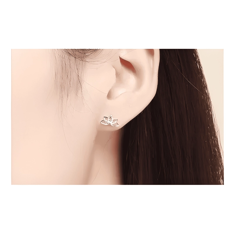 AROS PLATA 925 FLOR DE LOTO - 2