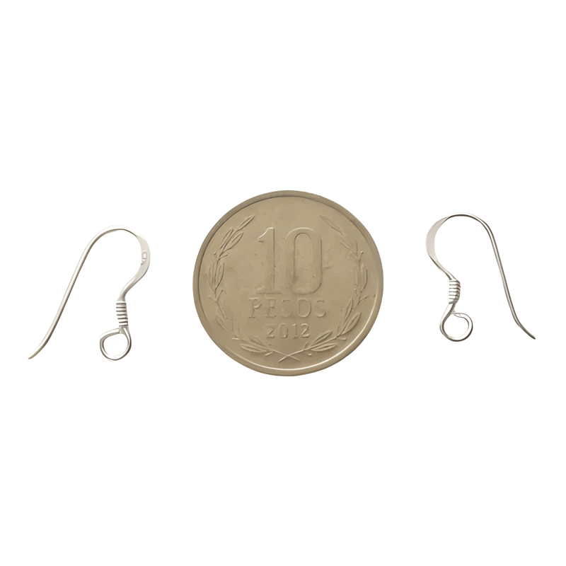 GANCHOS DE PLATA 925 PARA AROS 10 PARES (20 UNIDADES) - 2
