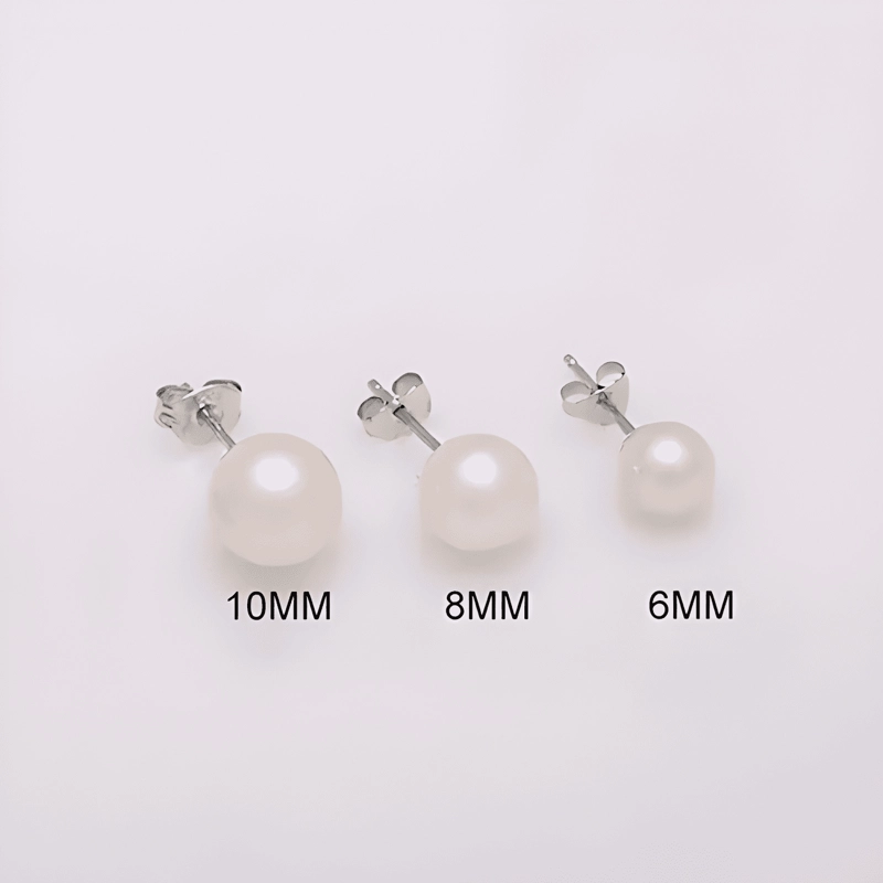 AROS DE PLATA 925 PENDIENTES MUJER REGALO JOYA ARGOLLA PERLA - 1