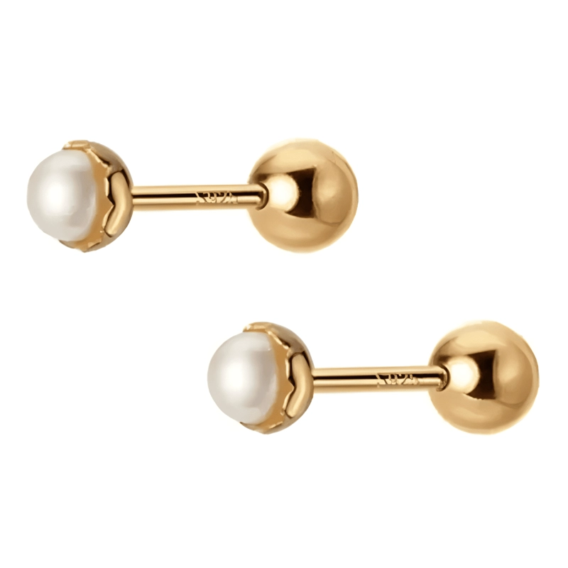 AROS 18 KILATES (18K) PARA BEBE ATORNILLADOS #1 - 2
