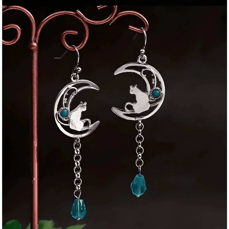 AROS COLGANTES GATITO MUJER - 2