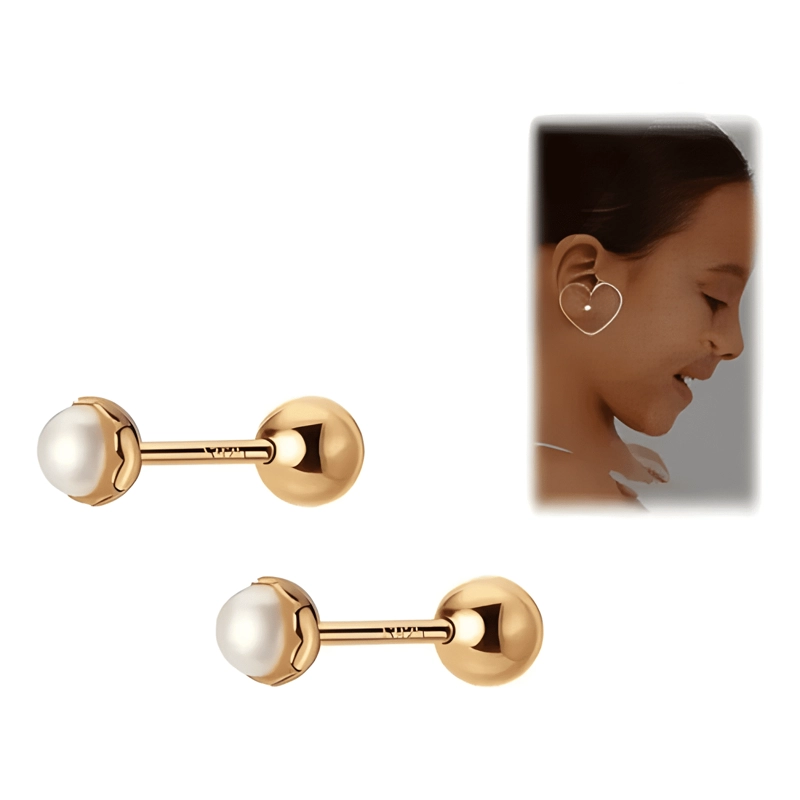 AROS 18 KILATES (18K) PARA BEBE ATORNILLADOS #3 - 2