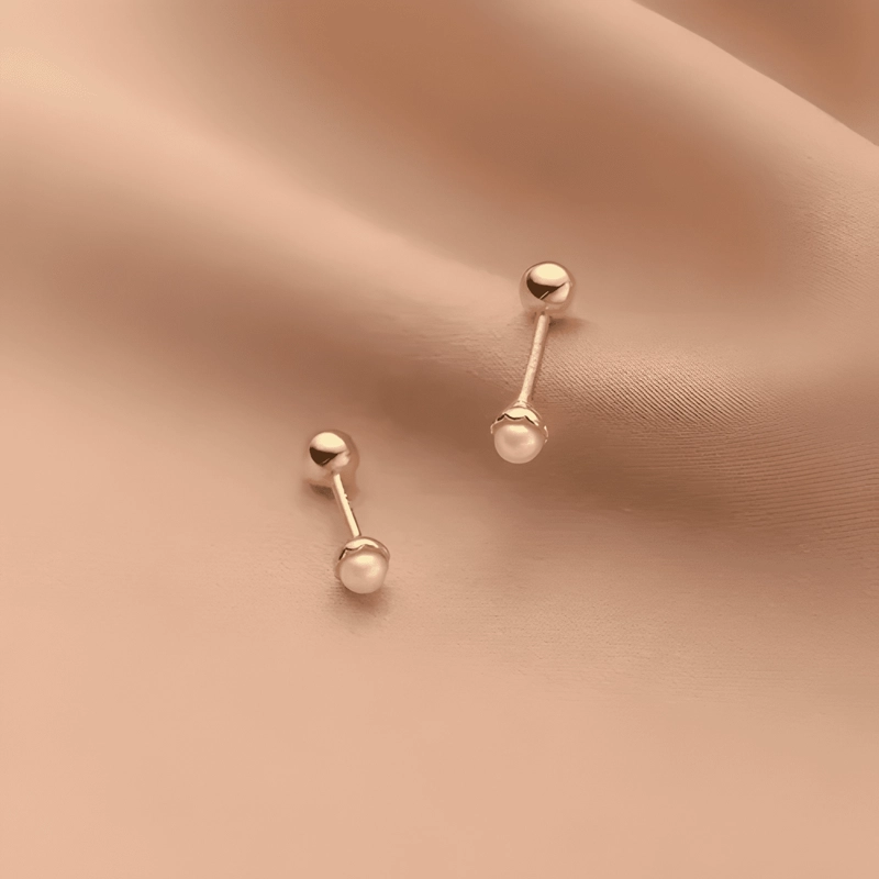 AROS 18 KILATES (18K) PARA BEBE ATORNILLADOS #3 - 4