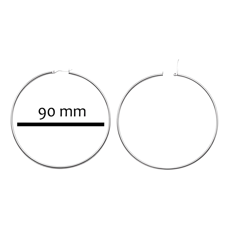 AROS ARGOLLA ACERO QUIRURGICO ARACW 90MM 1 PAR - 4