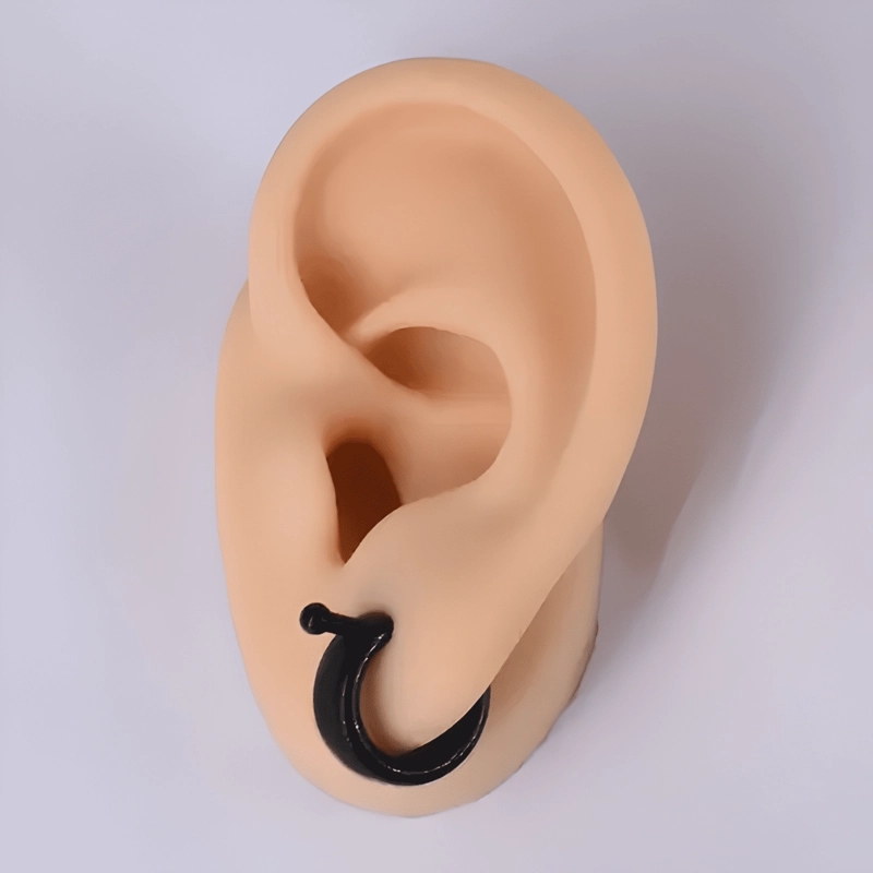 SET DE 2 ARETES COQUITO- PENDIENTE PARA HOMBRES - 3