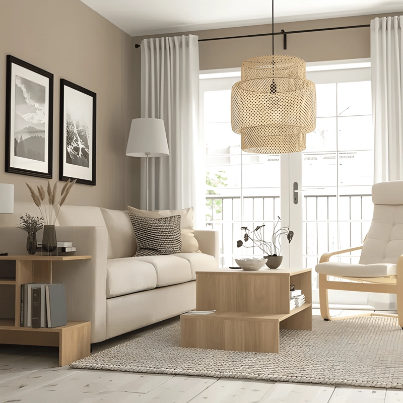 MESA DE CENTRO 90X55 CM DISEÑO MODERNO - 2