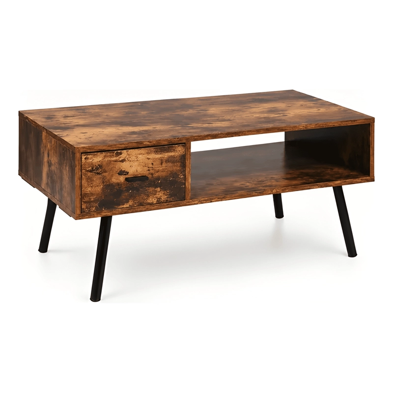 MESA DE CENTRO AMBAR 100 CM CON CAJON PARA LIVING - 3