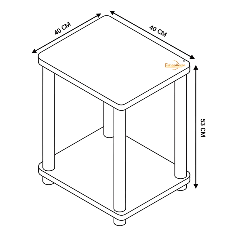 MESA DE CENTRO MINIMALISTA MADERA SALA DE ESTAR AUXILIA #1 - 1