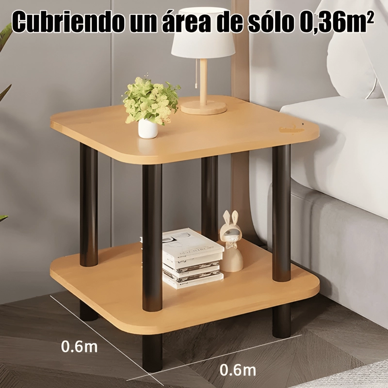 MESA DE CENTRO MINIMALISTA MADERA SALA DE ESTAR AUXILIA #1 - 3