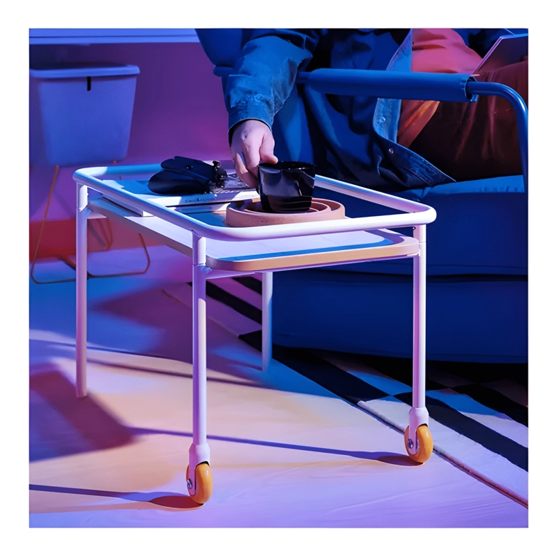 MESA LATERAL CON RUEDAS 69X39 CM GAMING - 3