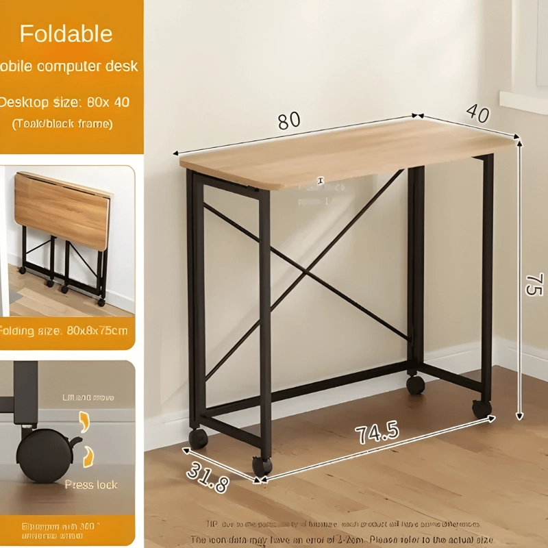 MESA PLEGABLE BI AUXILIAR 100CM #2 - 3