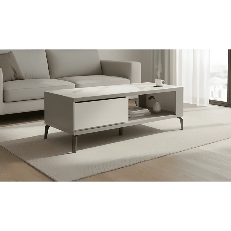 MESA DE CENTERO MODERNA PARA SALA Y HOGAR - 1