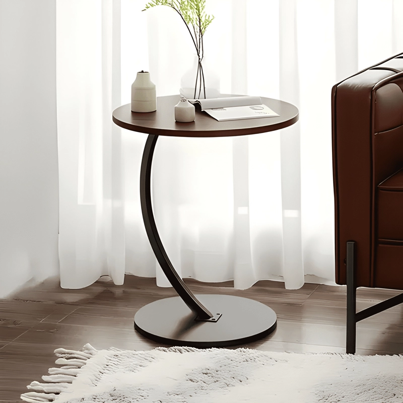 MESA DE CENTRO LATERAL LIVING VANGUARDIA MADERA NATURAL #3 - 1