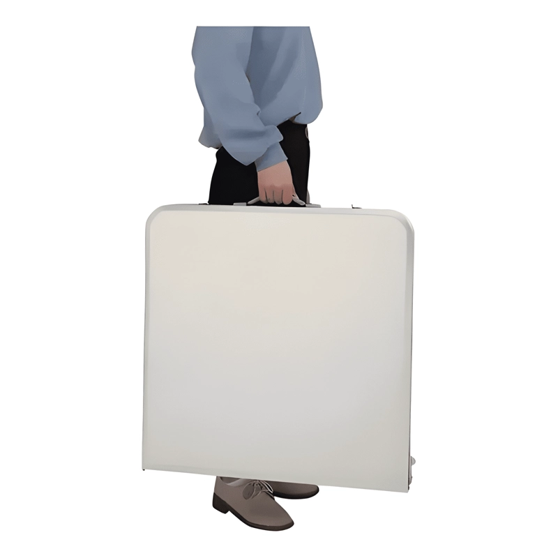 MESA PLEGABLE TASBEL 120X60 CM EXTENSIBLE BLANCA #2 - 3
