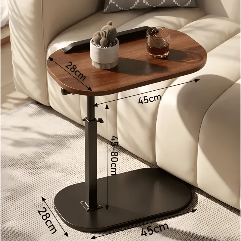 MESA C GIRATORIA REGULABLE 45-80CM CON BANDEJA DESLIZABLE - 2