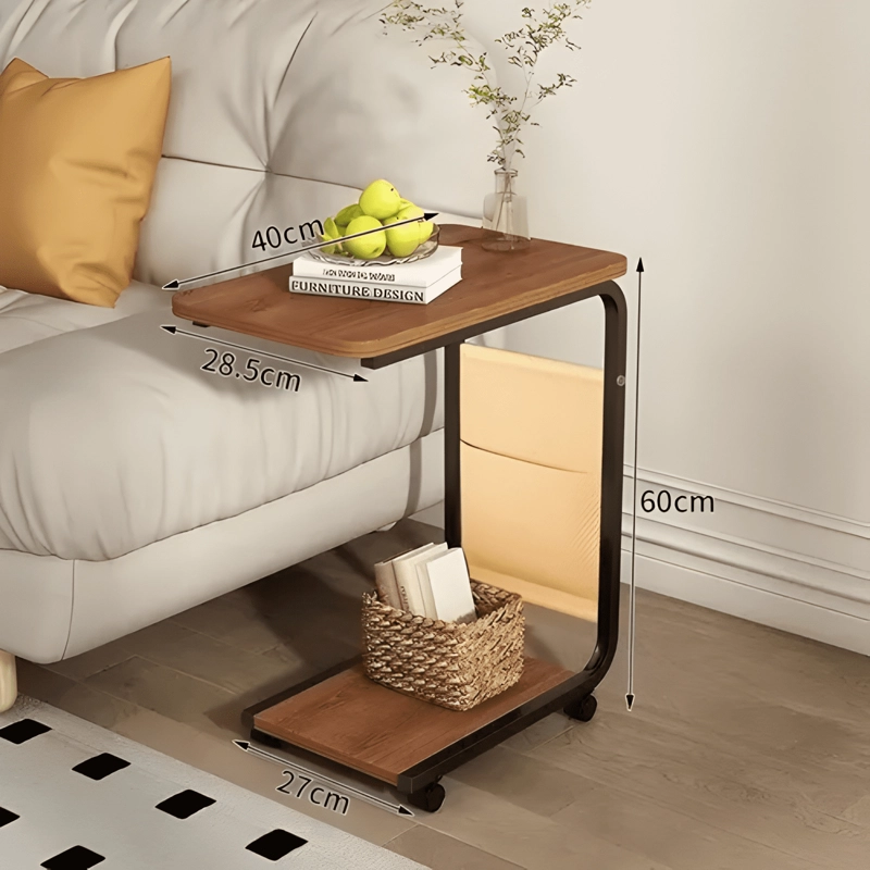 MESA AUXILIAR MESA DE TE  DOS NIVELES PARA SALA SOFA Y #5 - 2