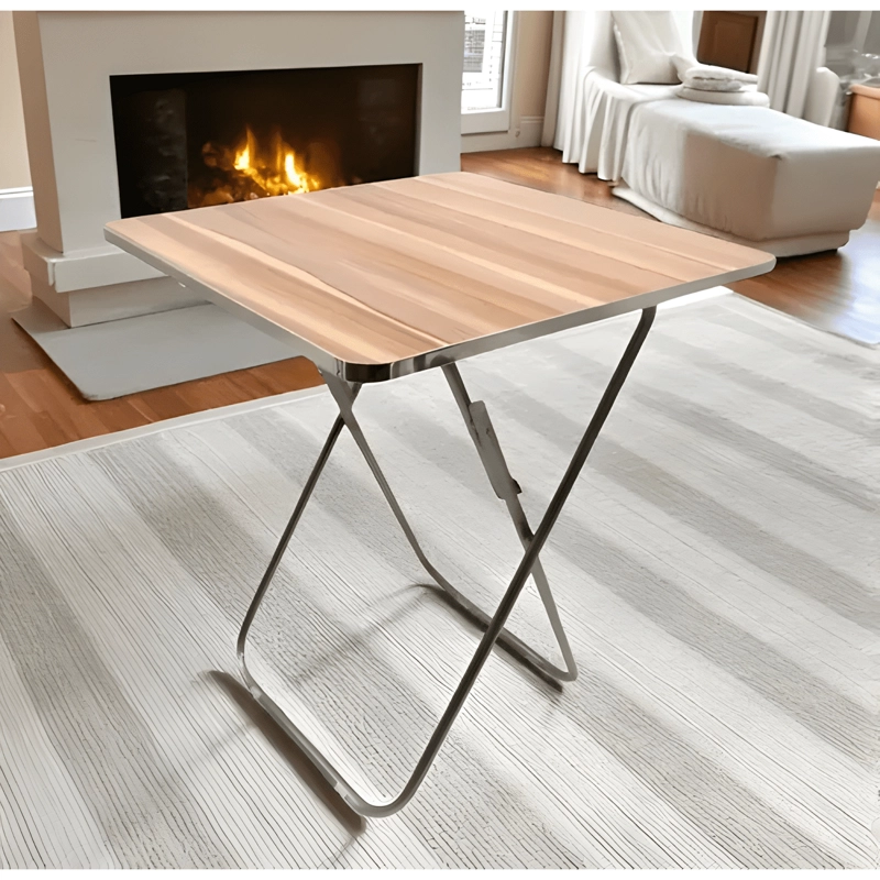 MESA DE CENTRO CUADRADA AUXILIAR PEGABLE MESA CENTRO 60CM - 1
