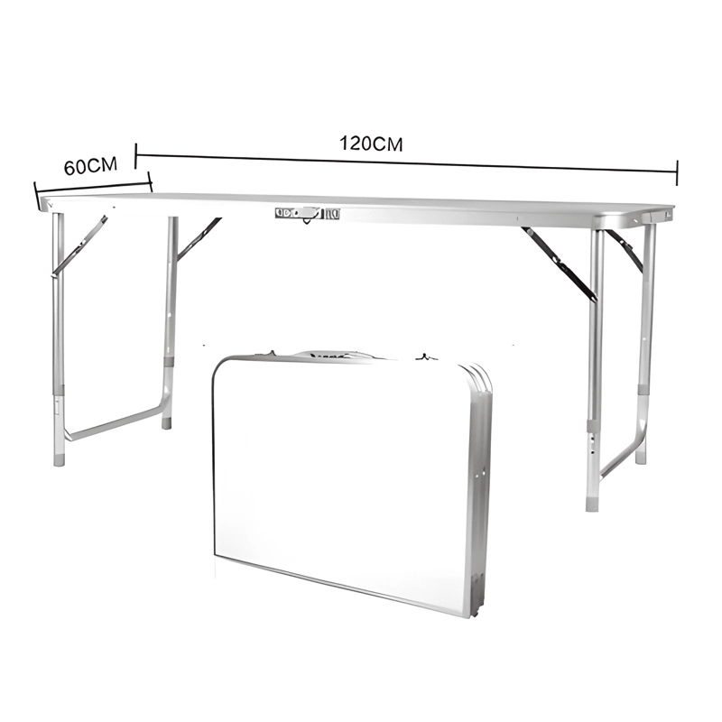 MESA PLEGABLE TASBEL 120X60 CM EXTENSIBLE BLANCA #1 - 3