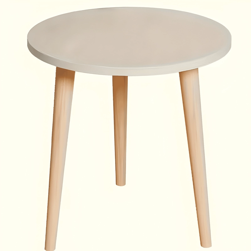 MESA DE CENTRO DE UNA SOLA CAPA BLANCO #1 - 1