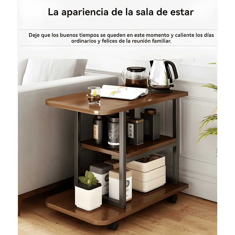 MESA CENTRO 3 NIVELES MESA AUXILIAR DECORATIVA MESA #3 - 2