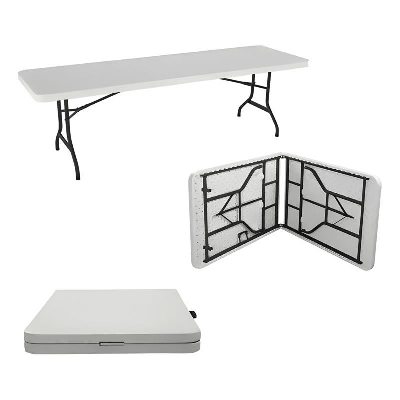 MESA PLEGABLE 1.80 METROS PORTATIL MULTIUSO CAMPING #2 - 1