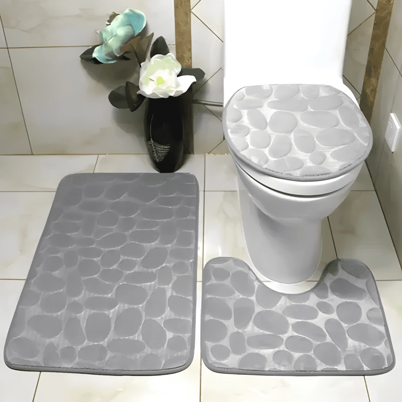 JUEGO ACCESORIOS PARA BAÑO ALFOMBRA ANTIDESLIZANTE PARA BAÑO - 2