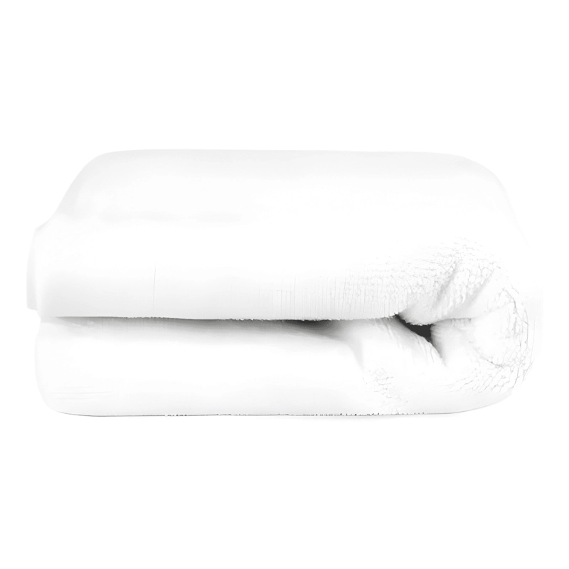 TOALLA DE PISO 100% ALGODON LOGO 46X76CM BLANCO - 3