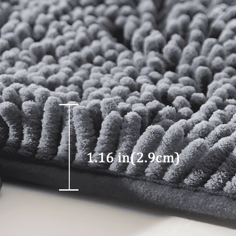 ALFOMBRA BAÑO MICROFIBRA COLOR BAJADA DUCHA ULTRA ABSORBENTE - 1