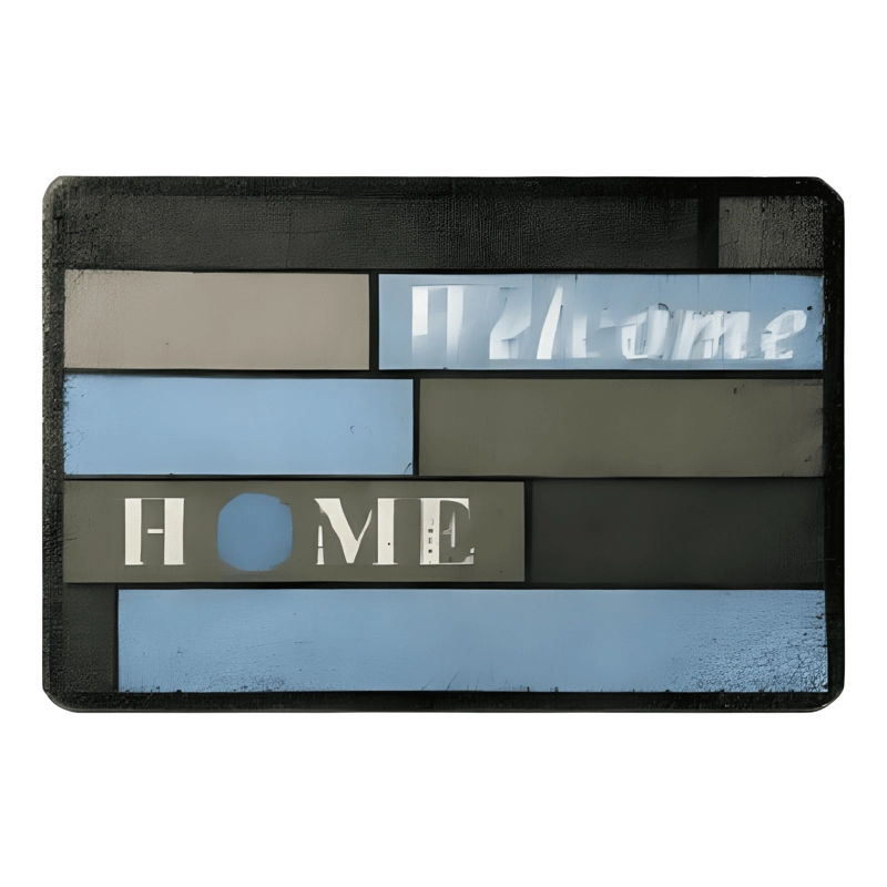 LIMPIAPIE S ANTIDESLIZANTE PVC 40X60 CM DISEÑO GEOME TRICO - 1