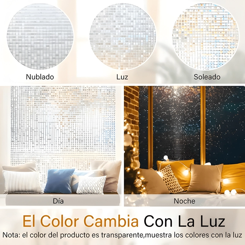 ROLLO VINILO VENTANA VIDRIO 2MTX50CM 3D VARIEDAD DISEÑOS - 4