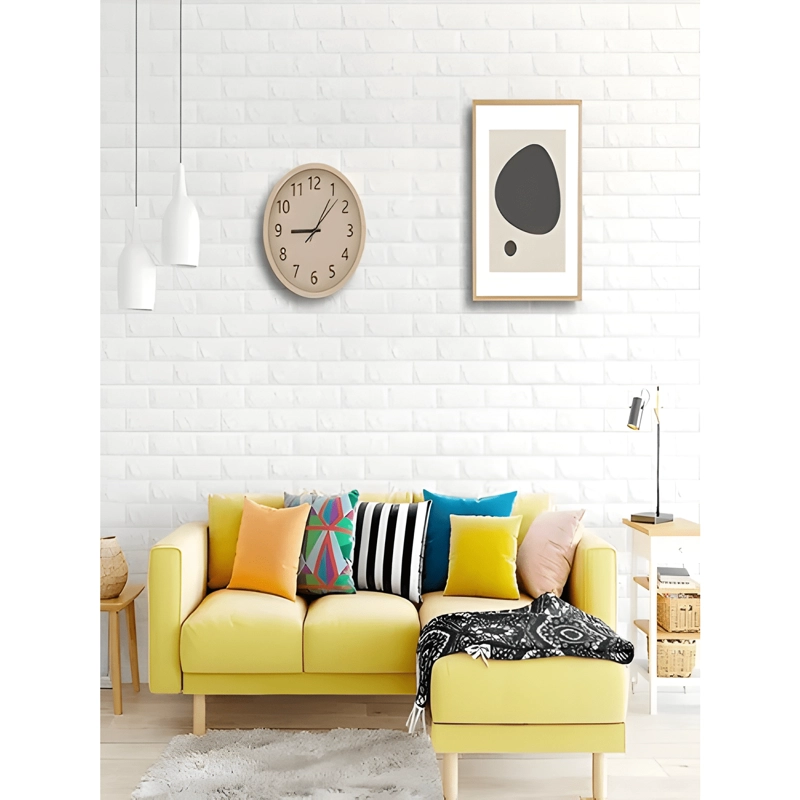 LAMINAS 3D AUTOADHESIVAS LADRILLO PACK 10 PARED BLANCO - 3
