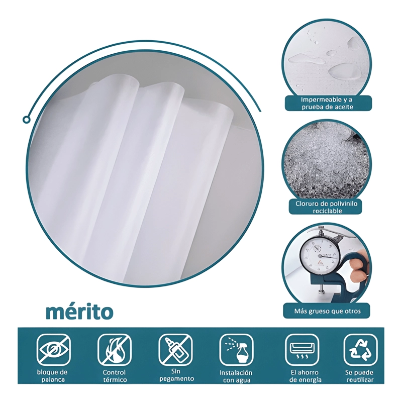 EMPAVONADO PARA VIDRIOS PRIVACIDAD OPACO FILM 60CM*3M #1 - 1