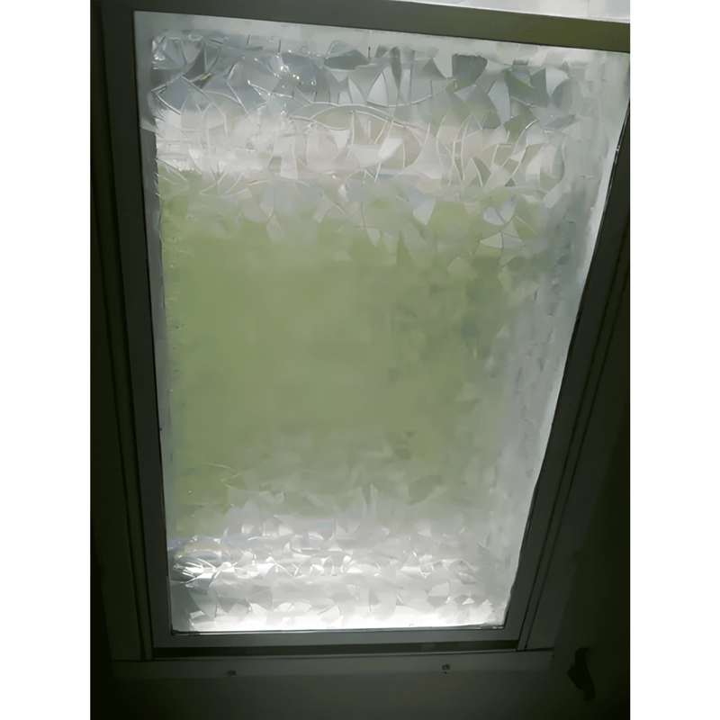 ROLLO VINILO VENTANA VIDRIO 2MT*45CM PRISMA 3D TRANSPARENTE - 4