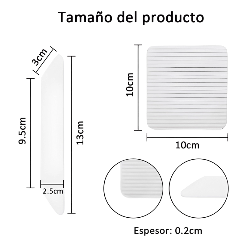 4 PACK ALMOHADILLAS PARA FIJAR ALFOMBRAS ANTIDESLIZANTES - 1