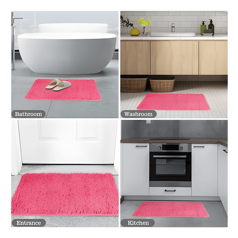 ALFOMBRA BAÑO 40X60 ABSORBENTE ANTIDESLIZANTE SUAVE PREMIUM - 1