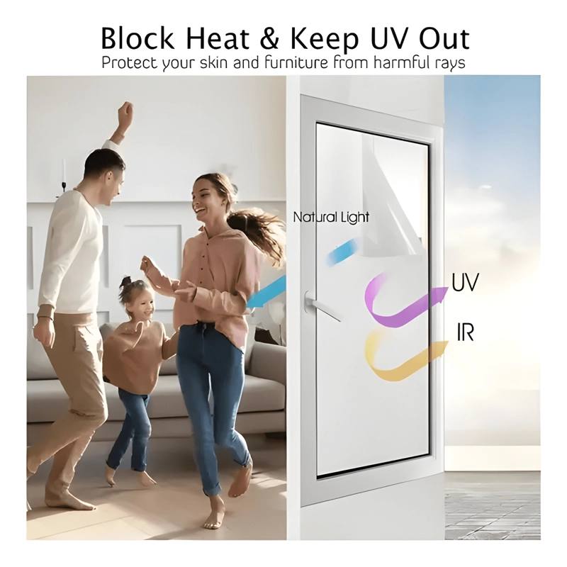EMPAVONADO PARA VIDRIOS PRIVACIDAD OPACO FILM 60CM*3M #3 - 4