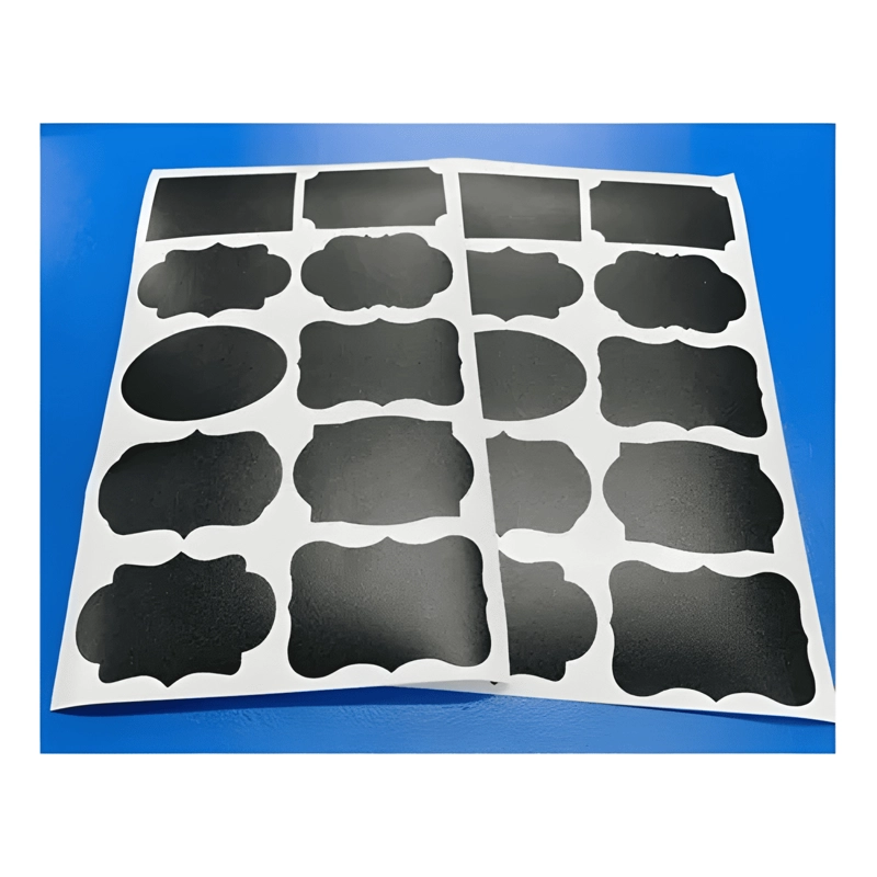 STICKERS ETIQUETAS VINILO PIZARRON PIZARRA FRASCOS X10 UND - 1
