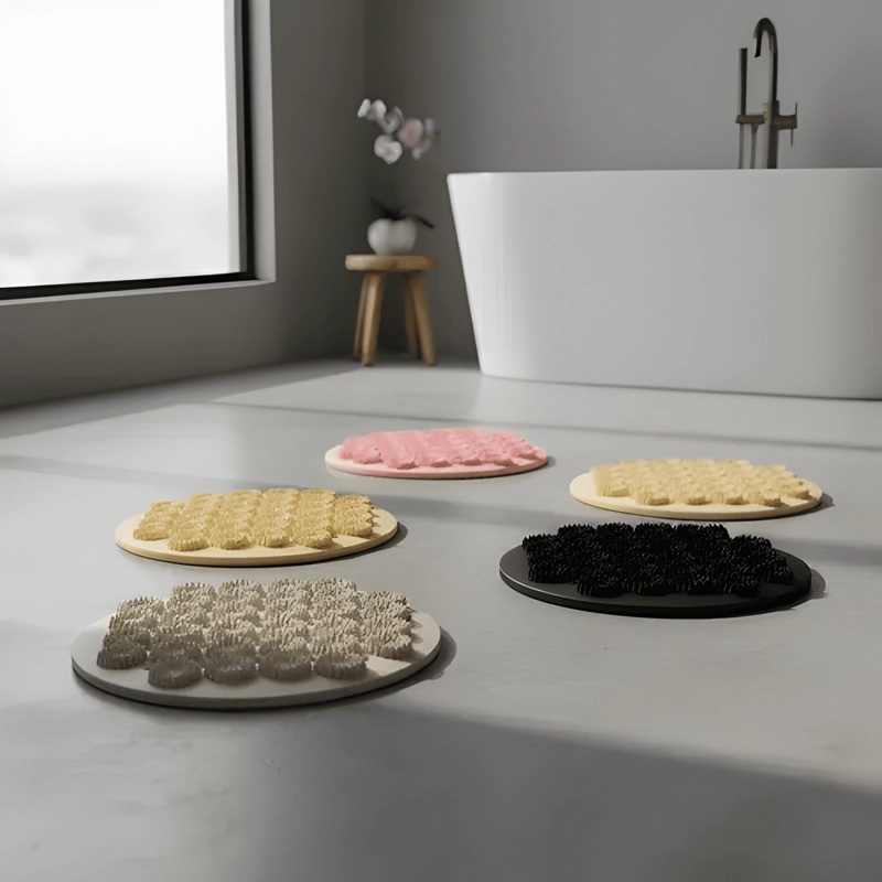 ALFOMBRILLA MASAJEADORA LIMPIADORA DE PIES PARA DUCHA - 1