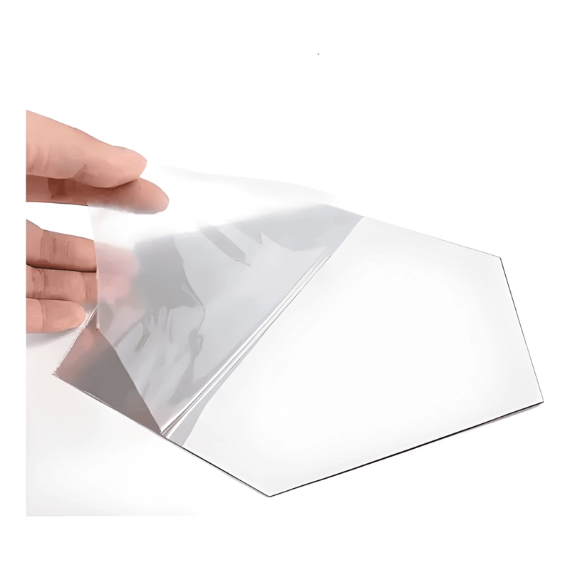 PACK X36 VINILO ESPEJO PARED ADHESIVO HEXAGONAL DECORATIVO - 2