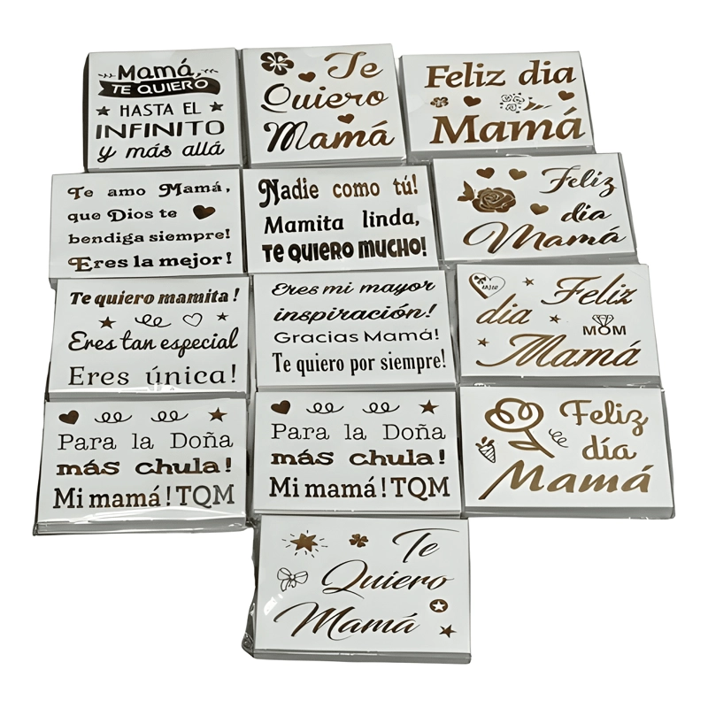 PACK 50 VINILOS ADHESIVOS PERFECTOS PARA CAJAS Y GLOBOS - 1