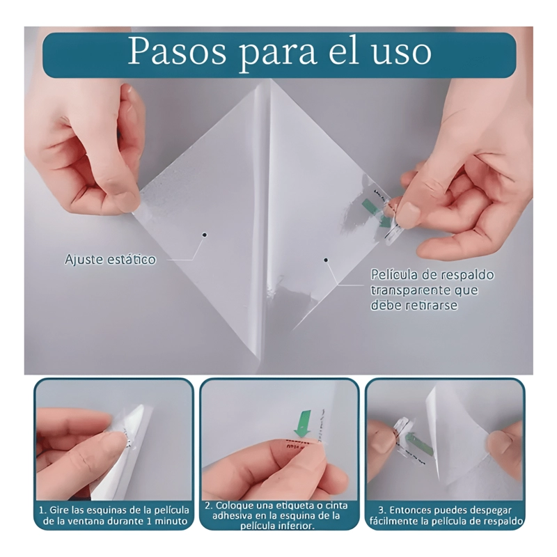 EMPAVONADO PARA VIDRIOS PRIVACIDAD OPACO FILM 60CM*3M #2 - 2
