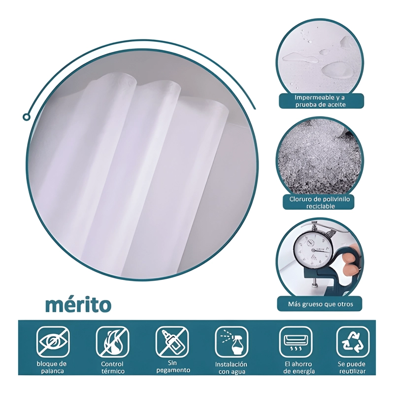 EMPAVONADO PARA VIDRIOS PRIVACIDAD OPACO FILM 60CM*3M #2 - 3