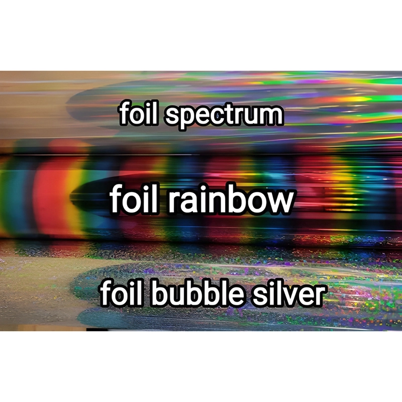 VINILOS TEXTIL FOIL HOLOGRAFICO TERMOTRANSFERIBLE 50CM X 1MT - 2